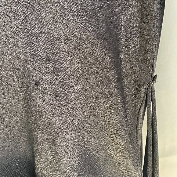 ICONS Objects of Devotion Black Satin Limited Edition Duster Coat / Robe Medium - Picture 13 of 15